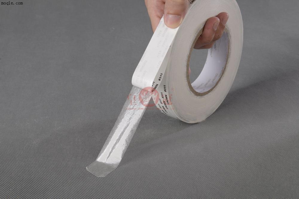 【厂价直销】耐温60°棉纸基材高强度耐温双面胶粘带