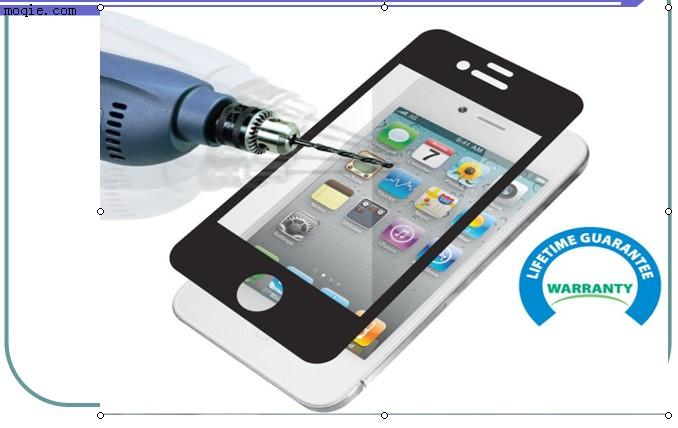 手机专用钢化玻璃膜iphone4保护膜